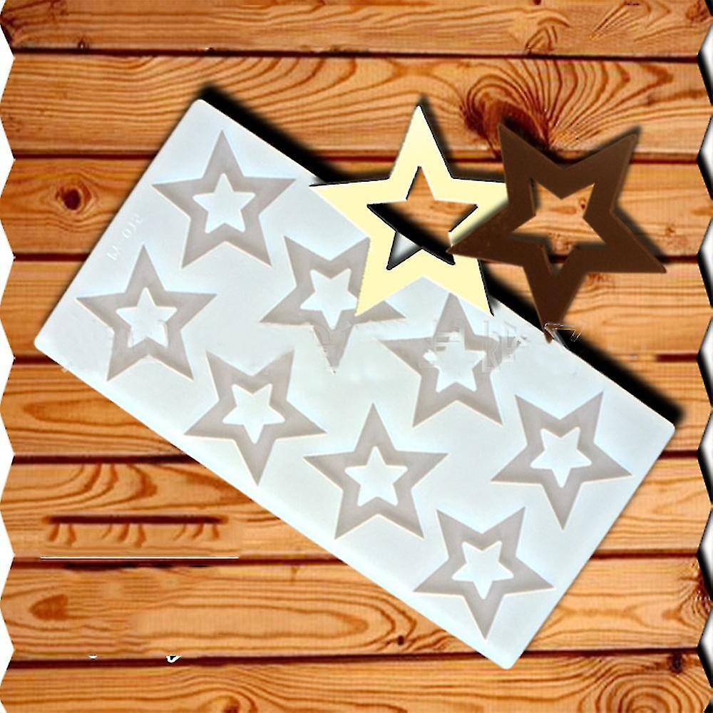 Diy 3d Star Shape Silicone Mold ,cake Decorating Tools Silicone Mold