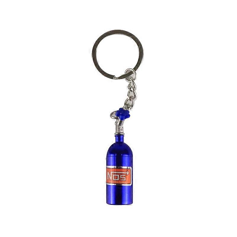 Unique Mini Keyring NOS Turbo Nitrogen Bottle Metal Key Chain Key Ring