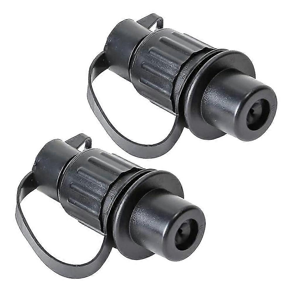 2pcs Car 3 Hole Trailer Plug Trailer Adapter Truck Interface Home Cord Socket Connector