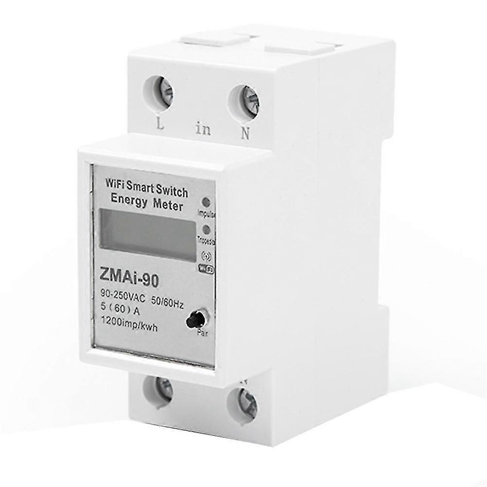 Tuya Wifi Smart Switch Energy Meter Phone Smart Remote Meter Switch Timer Wattmeter Voltage Current