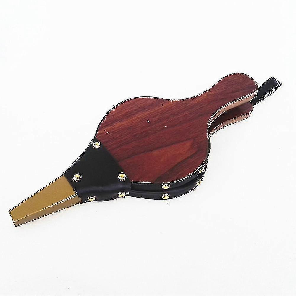Vintage Style Wooden Mini Hand Fireplace Blower, 1 Piece, Brown