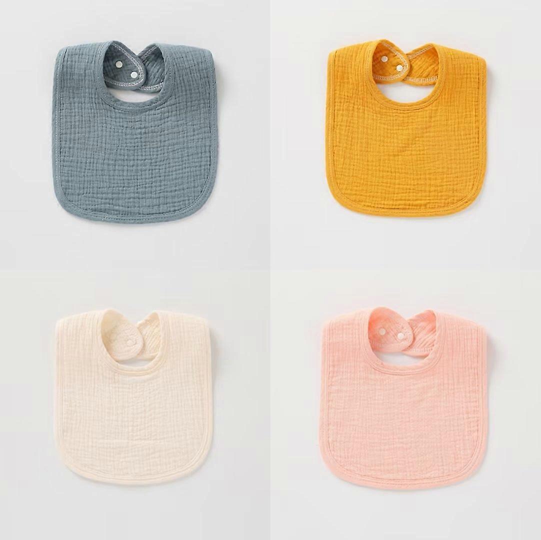 Bibs Made from Cotton (4 Pack)     Absorbent