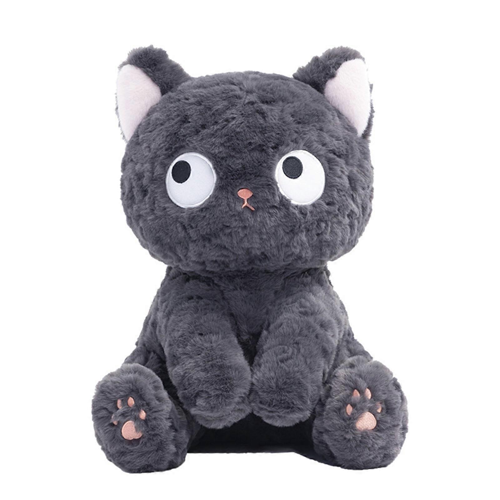 Cat Plush Toy Funny Cute Three Poses Black Cat Soft Plushies