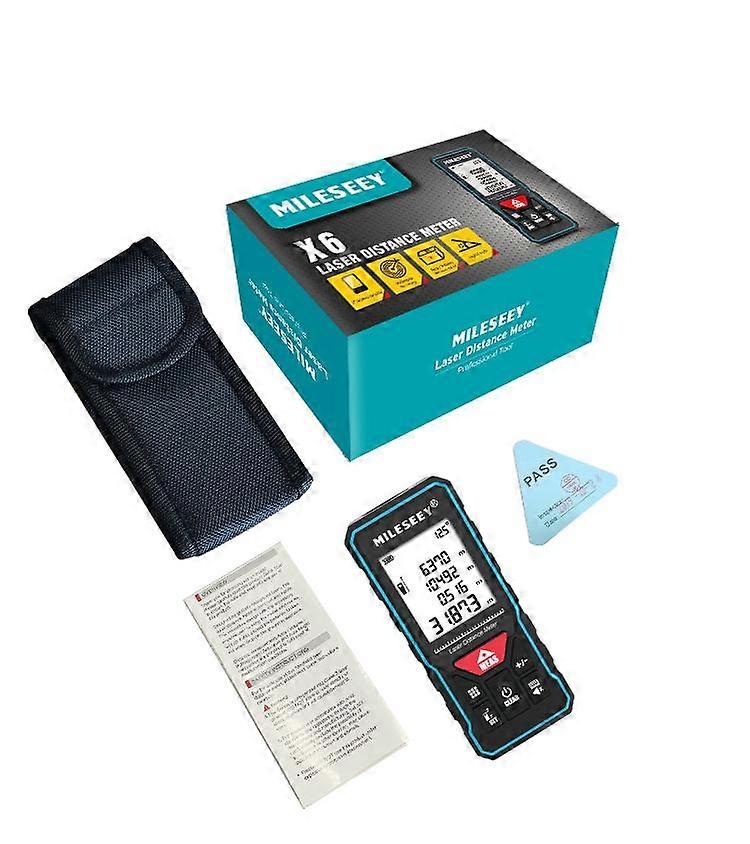 Télémètre laser MINI X5 X6 Télémètre Finder Trenas portable Mesurer l’angle précis Calculer pour la construction
