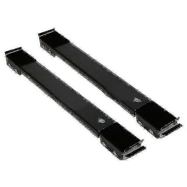 2pcs Washing Machine Stand Moving Tool Refrigerator Base Mobile Roller Bracket Fridge Stand Wheel Black