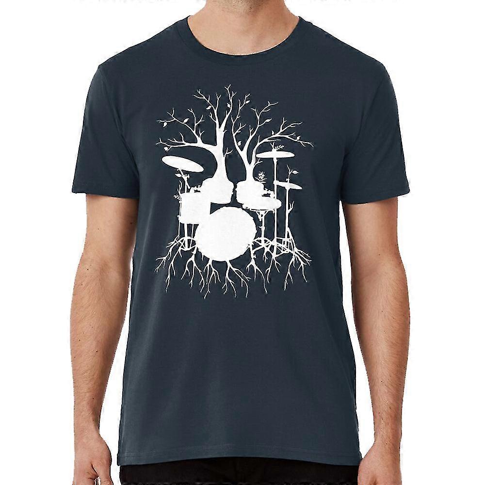"      " ~ drum tree art , version1 Crew Neck T-Shirt