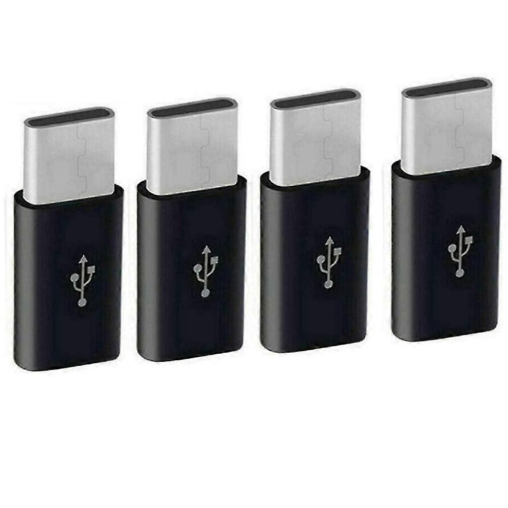 Micro-usb til USB C-adapter, Mini til Typec-opladningsadapter, USB-type C-adapterkonverteringsstik