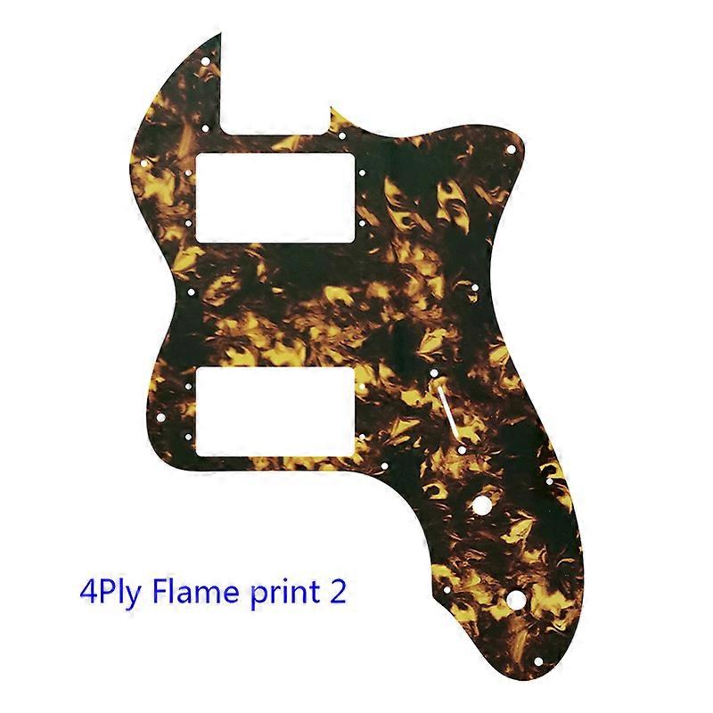 Xinyue For 13 Holes Classic Series 72 Telecaster Tele Thinline Guitar Pickguard Scratch Plate With Wide Range Humbucker Pickups