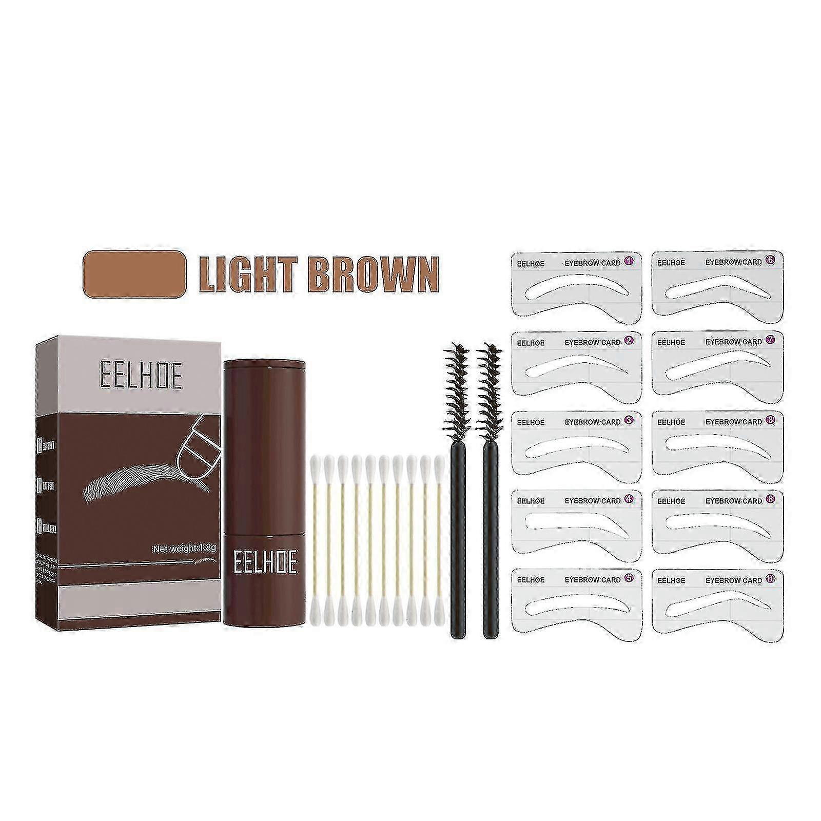 Seal Sourcil Poudre Bâton Muguet Artéfact Hairline Ombre Poudre Sourcil Impression Sourcil Poudre Ensemble Durable Waterp