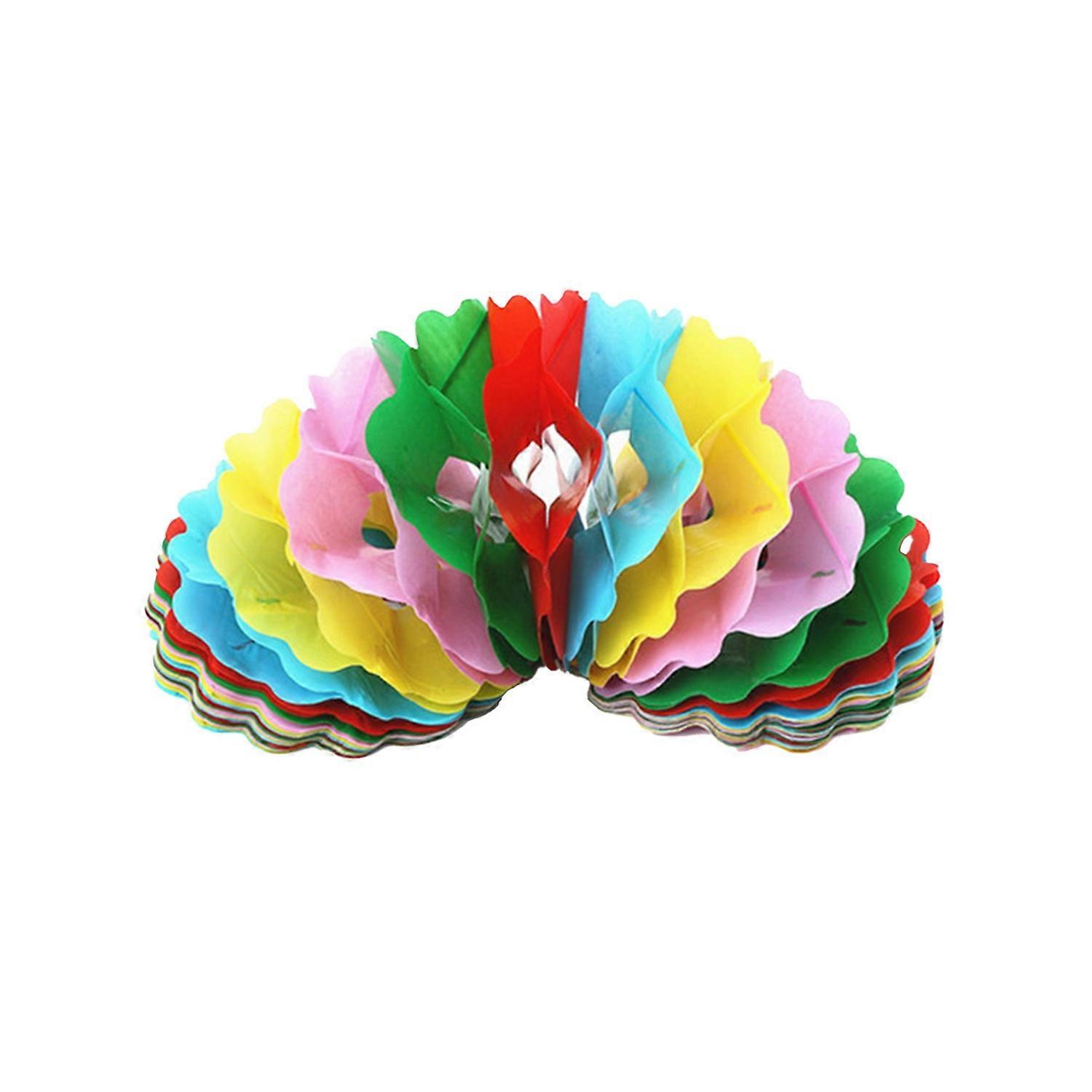 Circle Compression Flower Trick Prop Fun Multicolor Stretchable Entertainment Creative Novelty