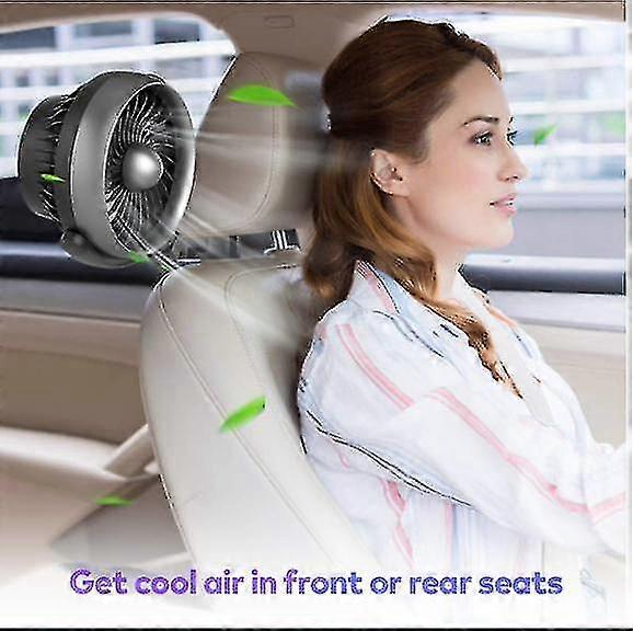 Ventilatore Portatile A Clip Per Passeggino, Testa Regolabile 360°, Batteria Ricaricabile Fino A 12 Ore, Silenzioso