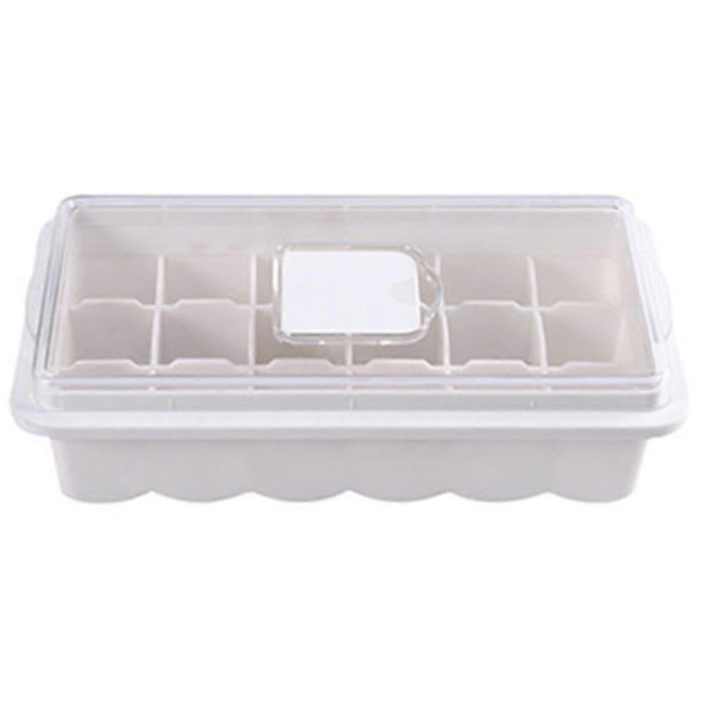 Ice Cube Trays, Ice Cube Storage Container With Lid, 18 Grid Ice Cubes