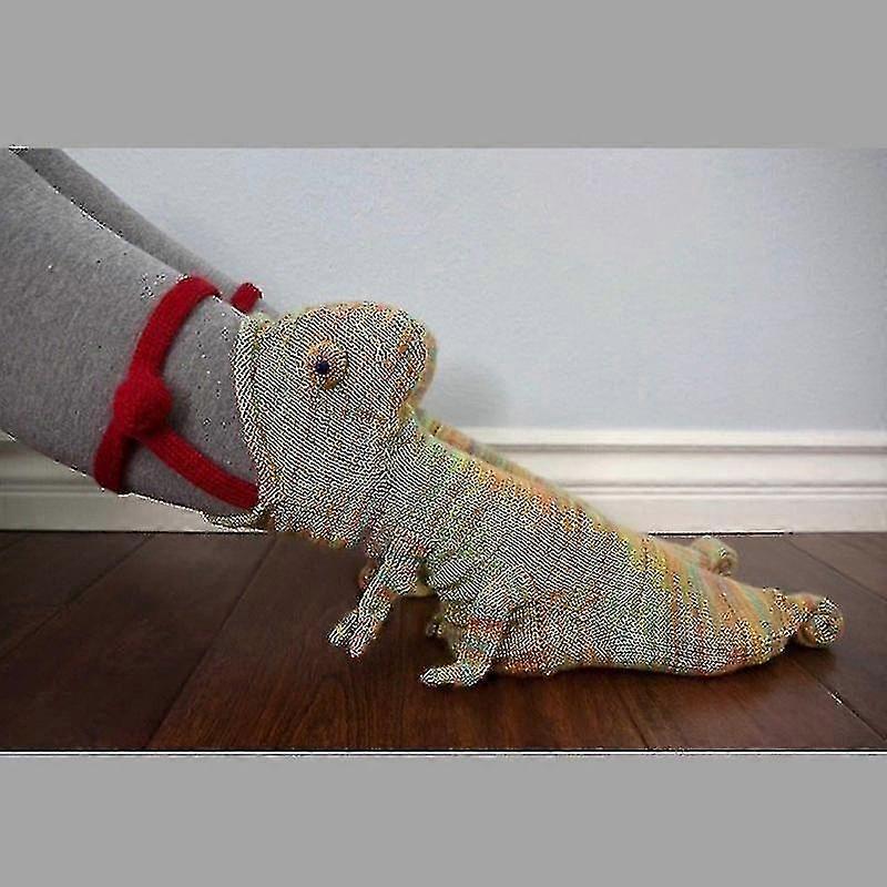 Knit Crocodile Socks For Creative Animal Shape