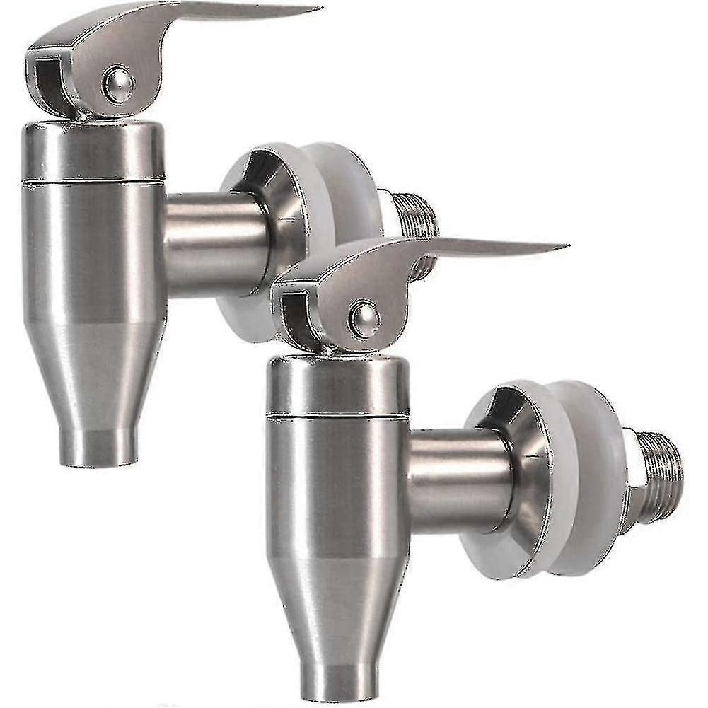 Dryckesvattendispenser i rostfritt stål, kran, 2-pack