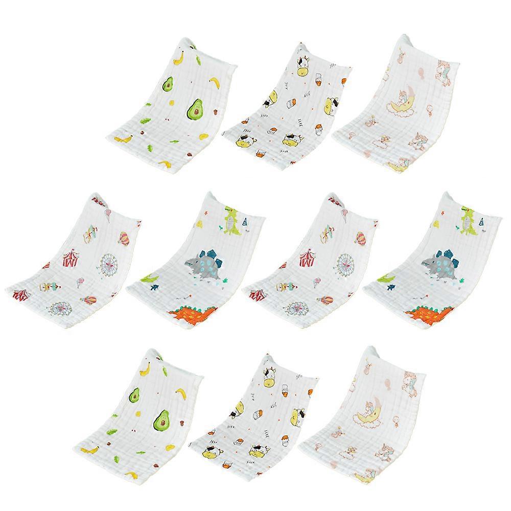 6 layers of gauze children's towel 25*50 cotton
