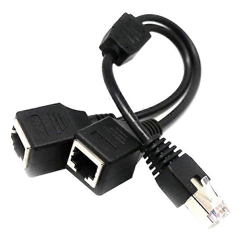 RJ45 1 Male to 2 Female Ethernet Splitter Cable for Super Cat5, Cat6, Cat7 LAN Ethernet Network Ext