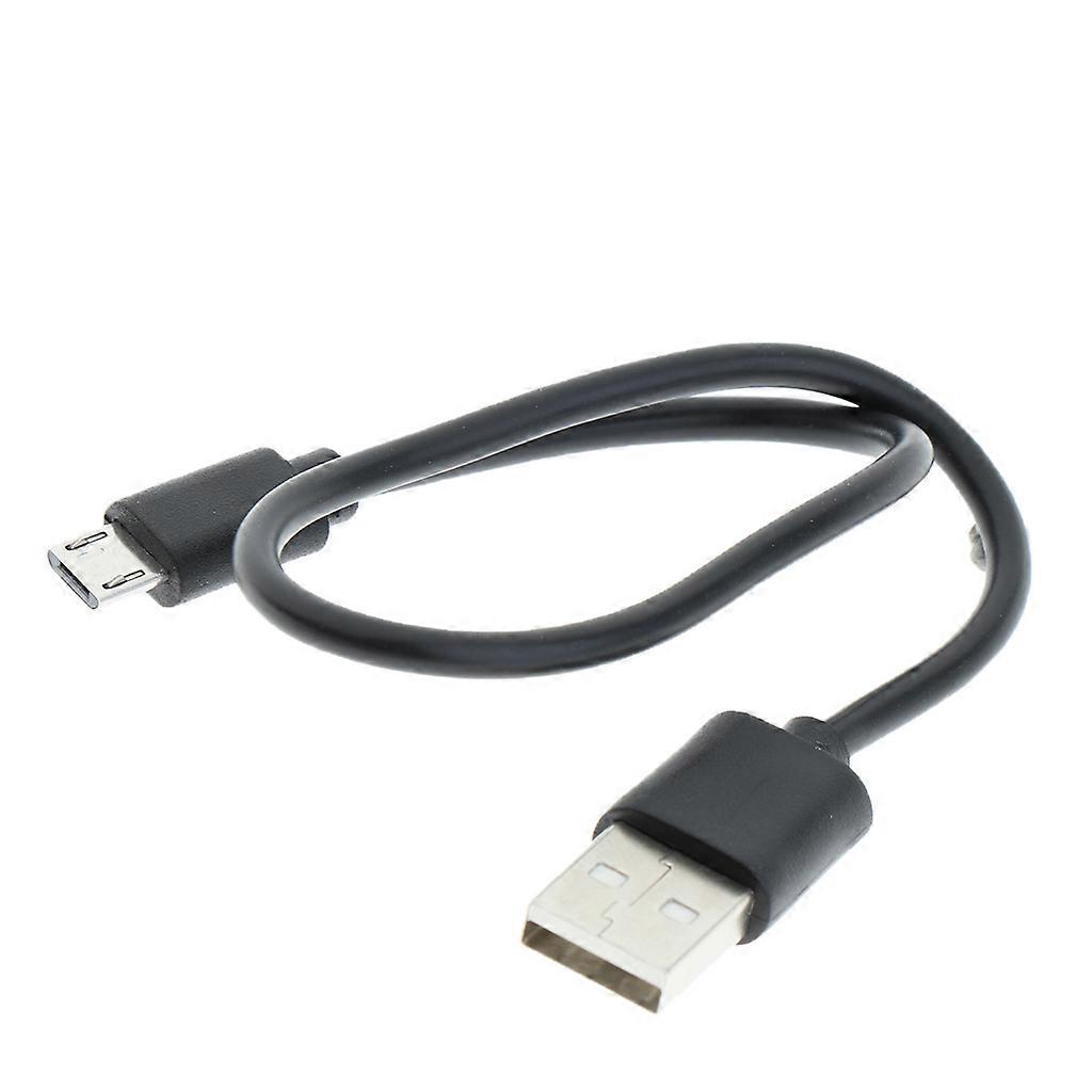 Lightweight 25 Cm Micro Bit to USB A Power Supply Data Synchronization Cable