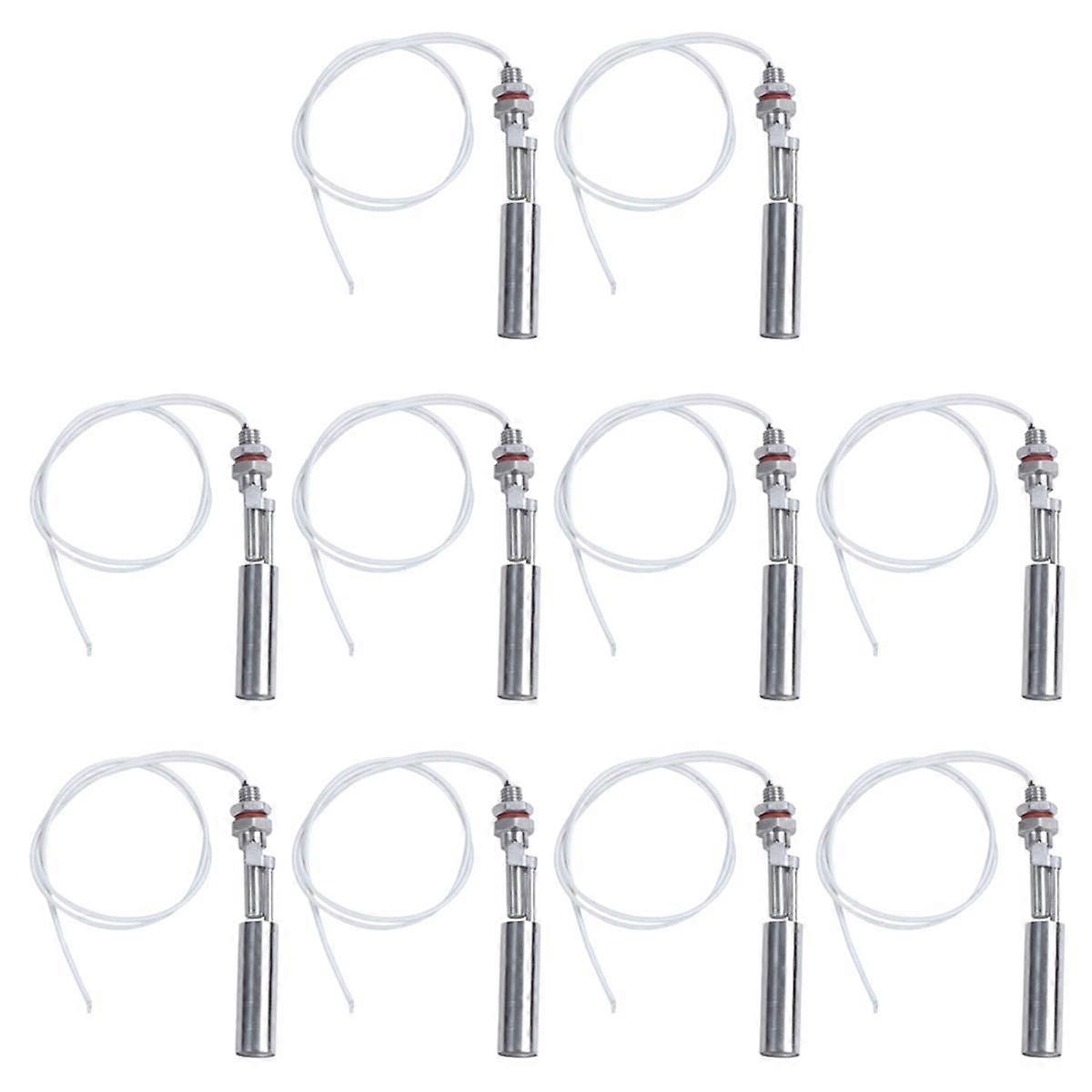 10stk 11.9cm rustfrit stål duckbilled float vandstand switch sensor rustfrit stål bærbar fl