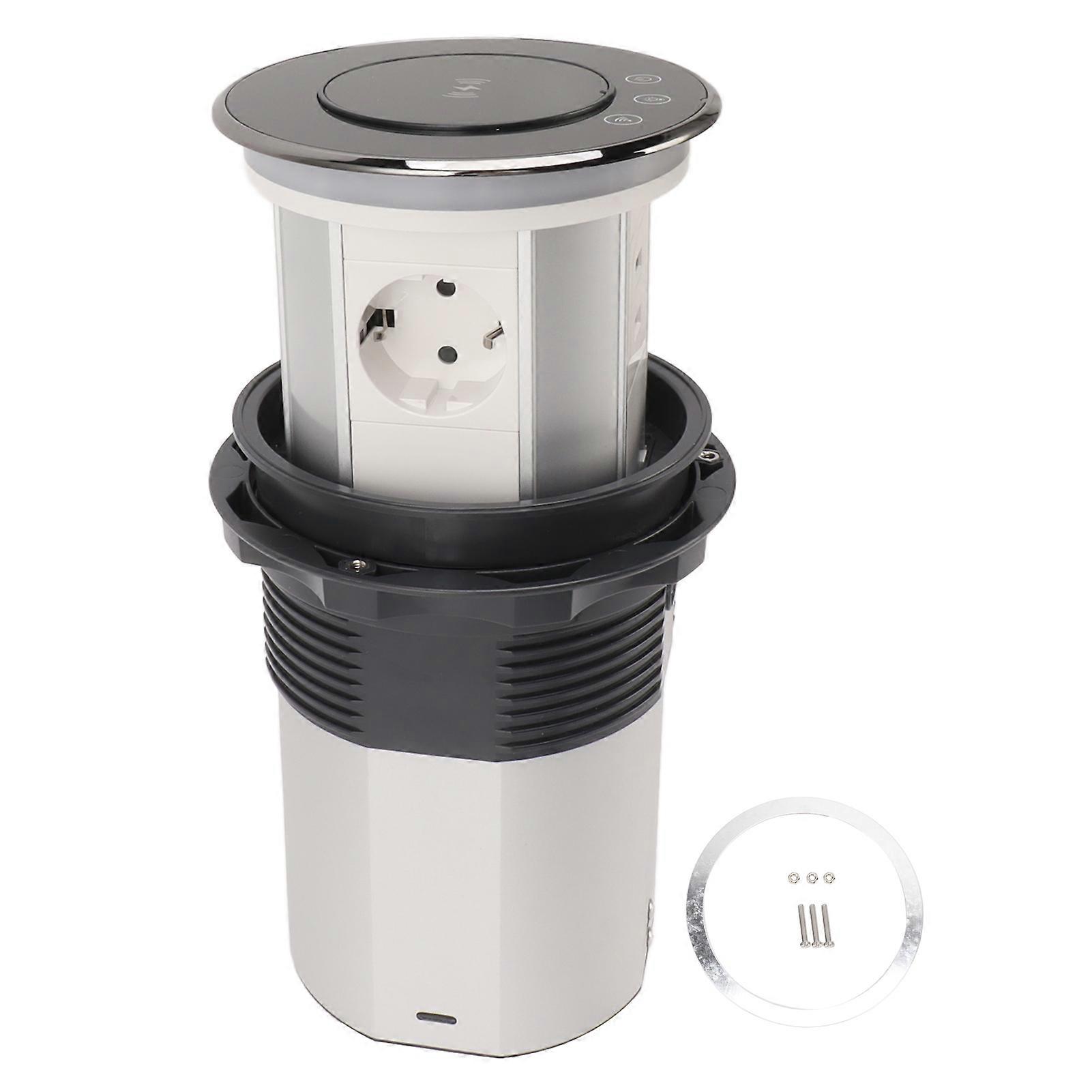 Intelligent Poping Up Lifting Socket Automatic Retractable Power Socket Kitchen Table Electrical Socket for Meeting Room Kitchen