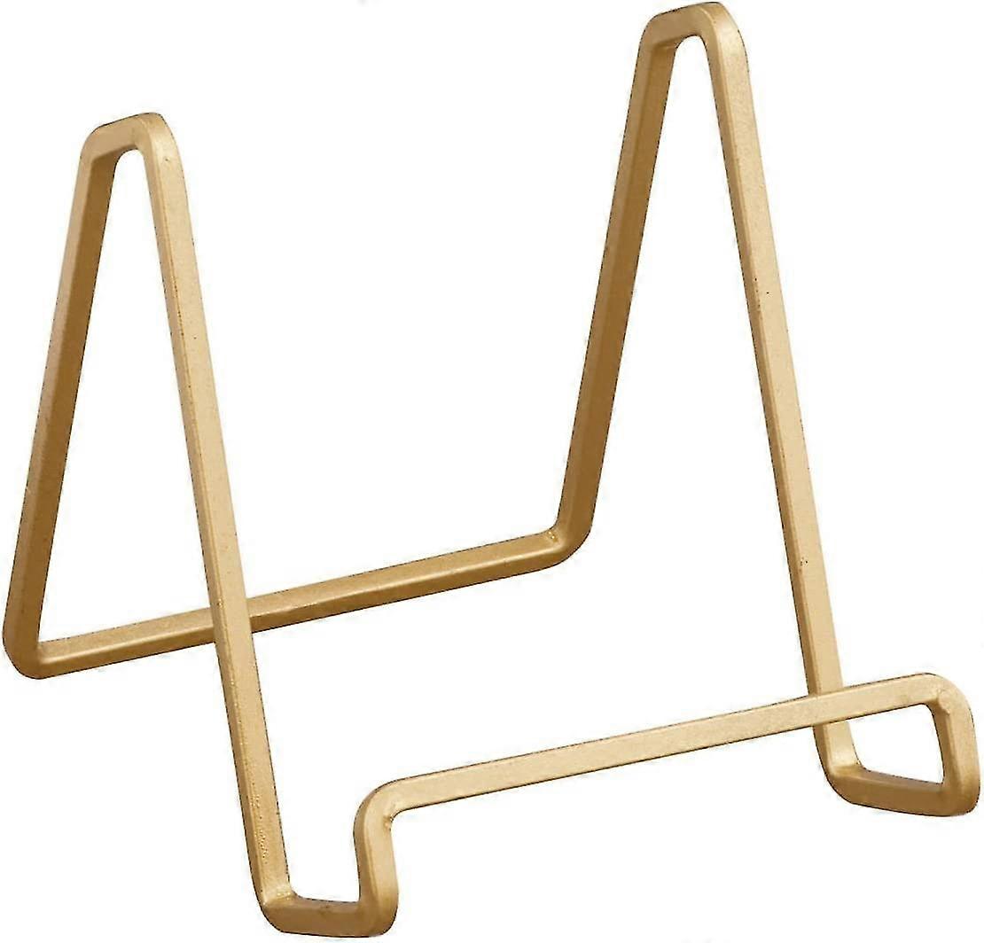 Metal Gold Square Wire /Platter /Easel Display