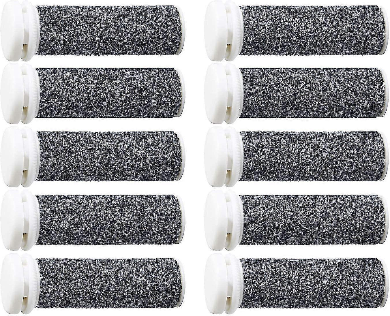 10 Pack Replacement Head Replacement Rollers Compatible With Emjoi Micro For Extremely Rough And Hard Skin.