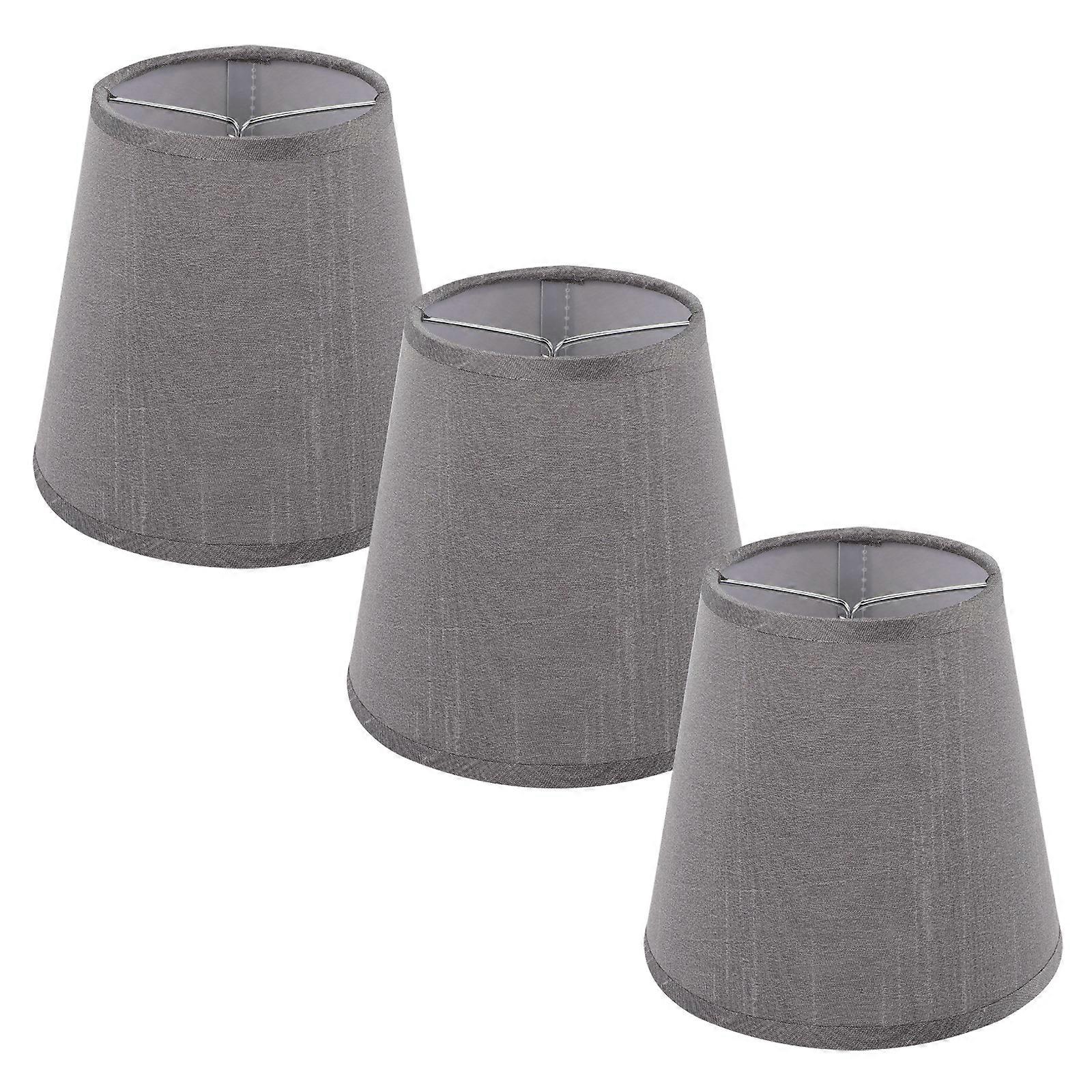 3pcs Cloth Lampshade Clip-on Type Lamp Shade Cover for Table Lamp Floor Lamp