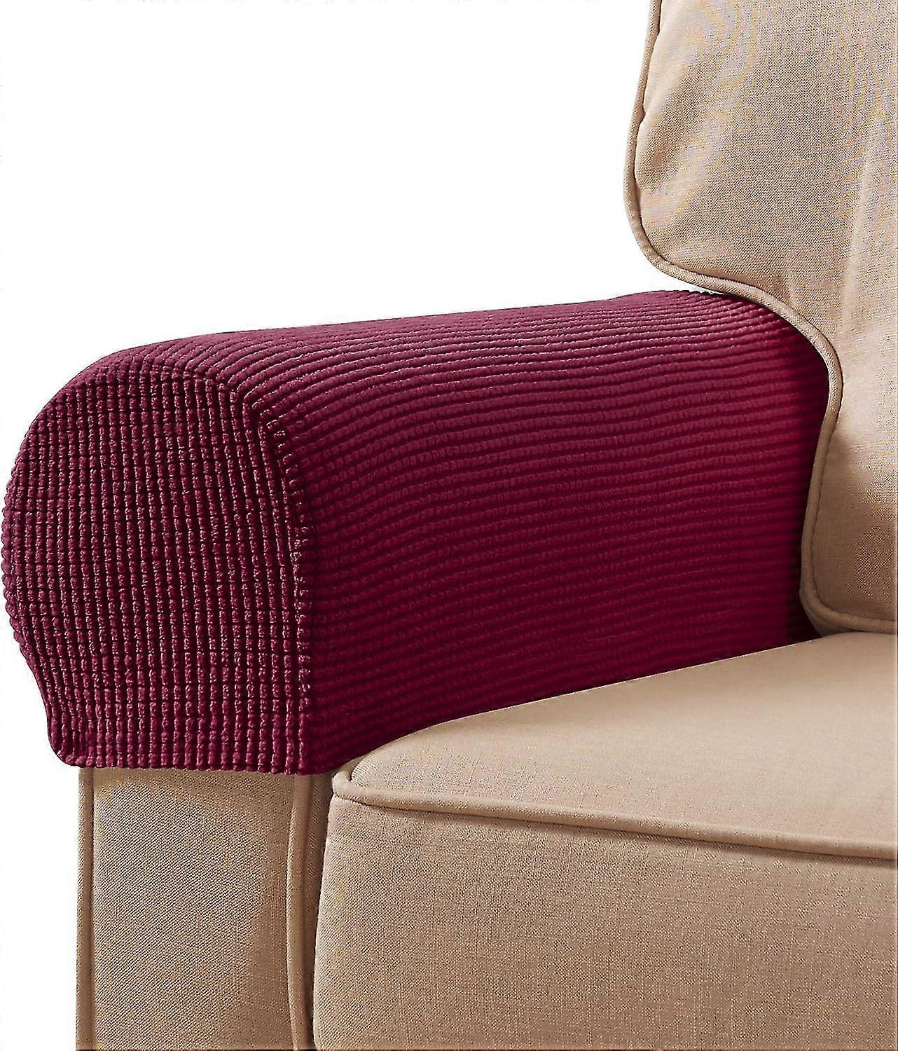 Stretch Armrest Covers - Spandex Slipcovers For Chairs And Sofas