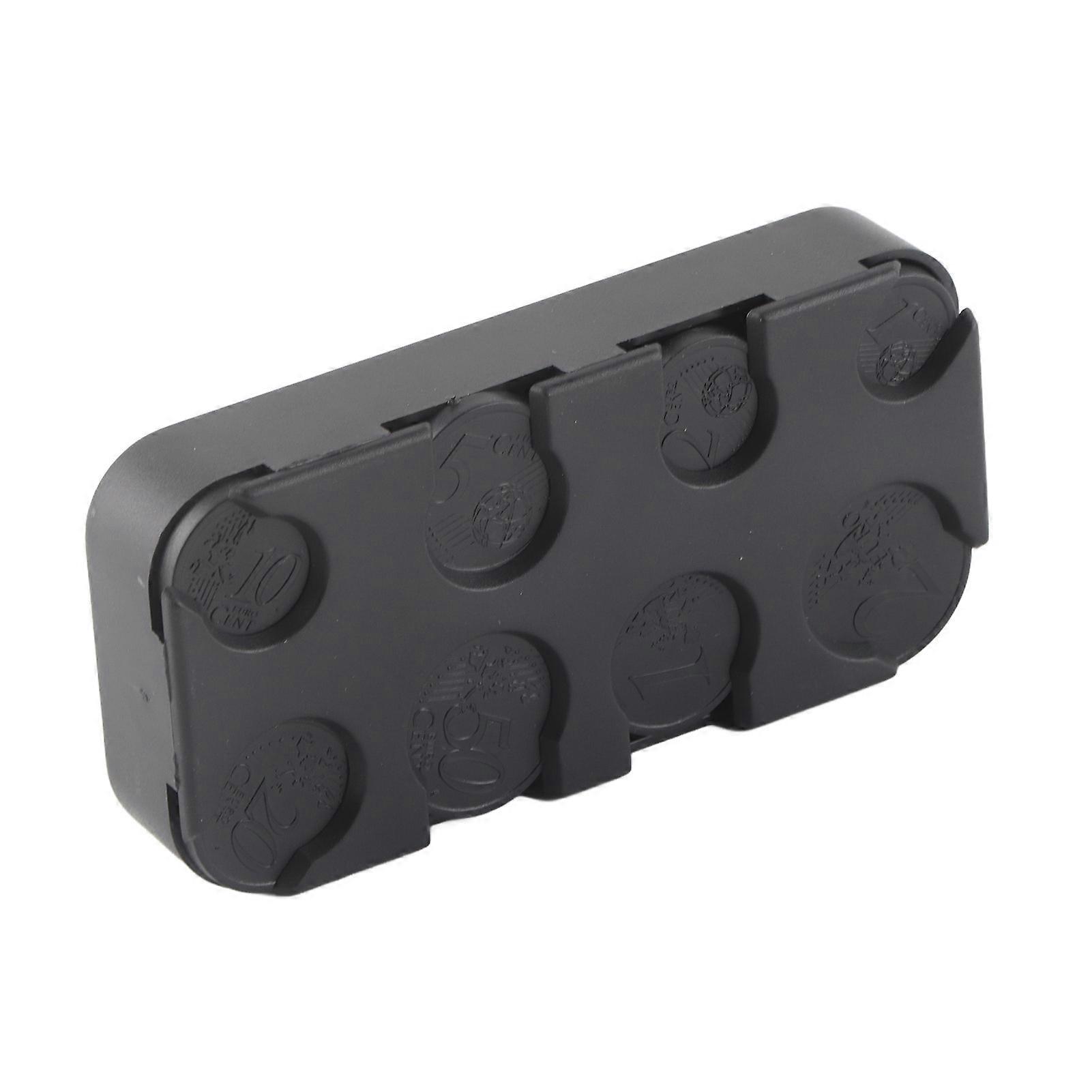 Rectangular plastic coin box, easy to carry