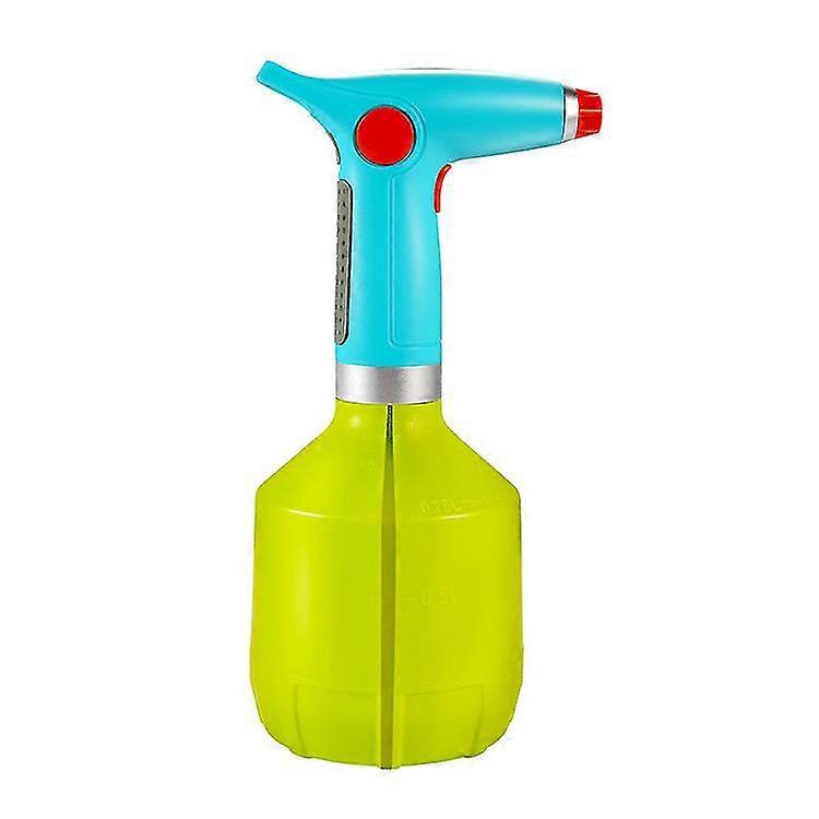 1l電気散水缶植物スプレースプレー調節可能なノズル電気スプレーガーデニング家庭クリーニングアルコール屋内外植物(緑)