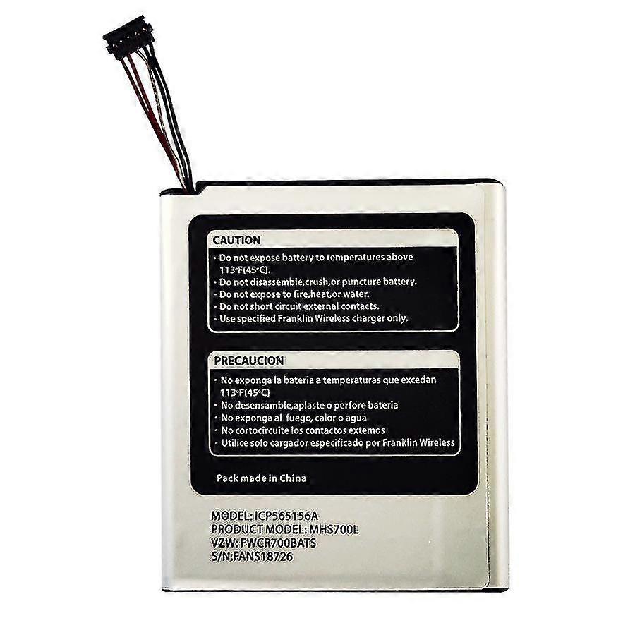 compatible with Franklin Wireless R800 Wireless Router Battery Fwcr800bats