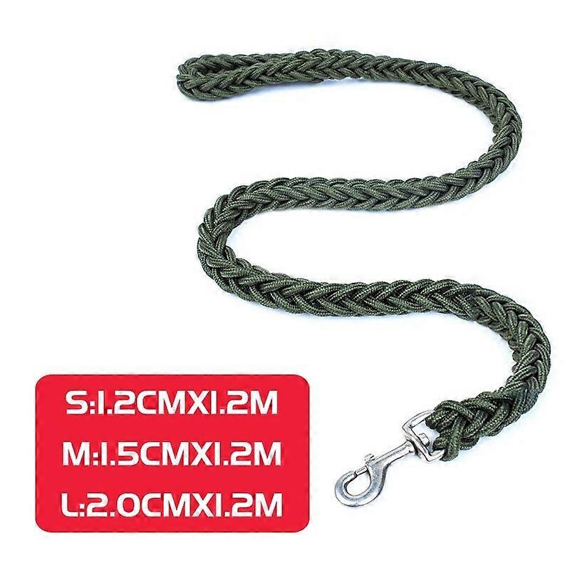 Nylon Dog Leash Belt Walking Training Weave Pet Leashes Rope Thicken Dogs Lead for Small Medium Large Dogs Accessories Stuff