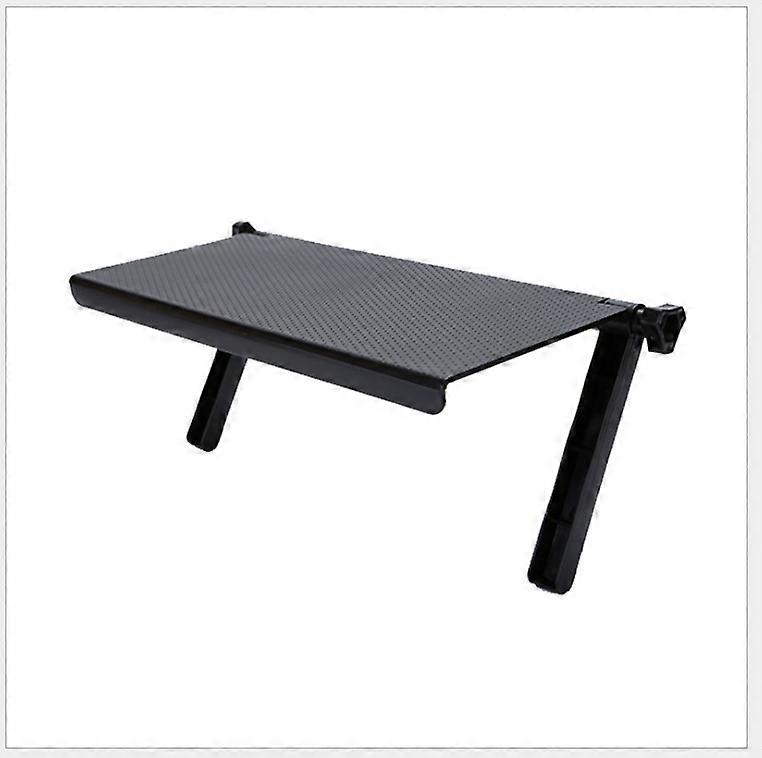 Computer TV Screen Storage Display Rack Wireless Router Set-Top Box Shelf Desk Storage Rack(1Pcs, Black)