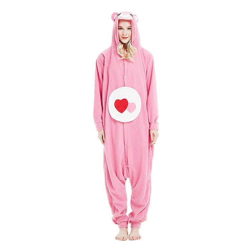 יוניסקס בוגר פיג'מת Onesie חיה תחפושת חתיכה אחת דוב Cosplay בגדי שינה