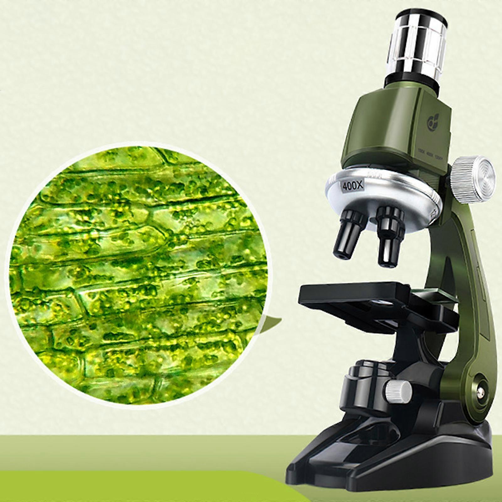 Kid's Microscope Biological 1200X Magnification Teaching Aids for Beginner