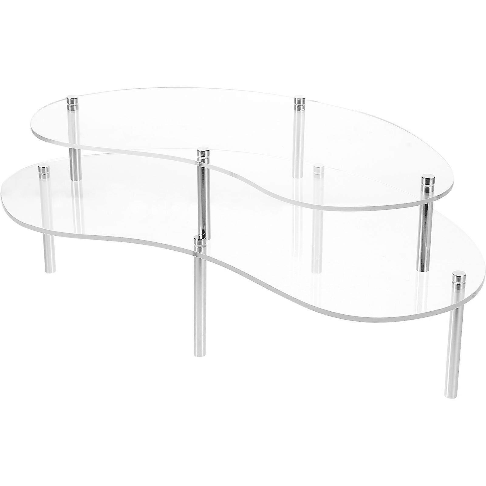 1 Set Cake Stand Transparent Cake Display Stand Cupcake Dessert Display Holder