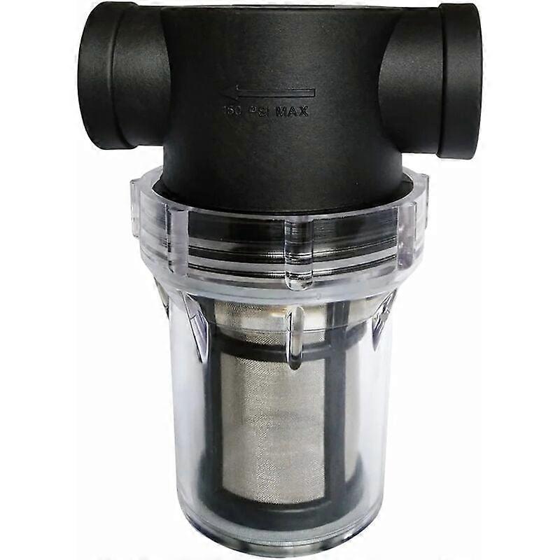 3/4 Pipeline Filter for Water Pump with 100 Mesh Stainless Steel Filter