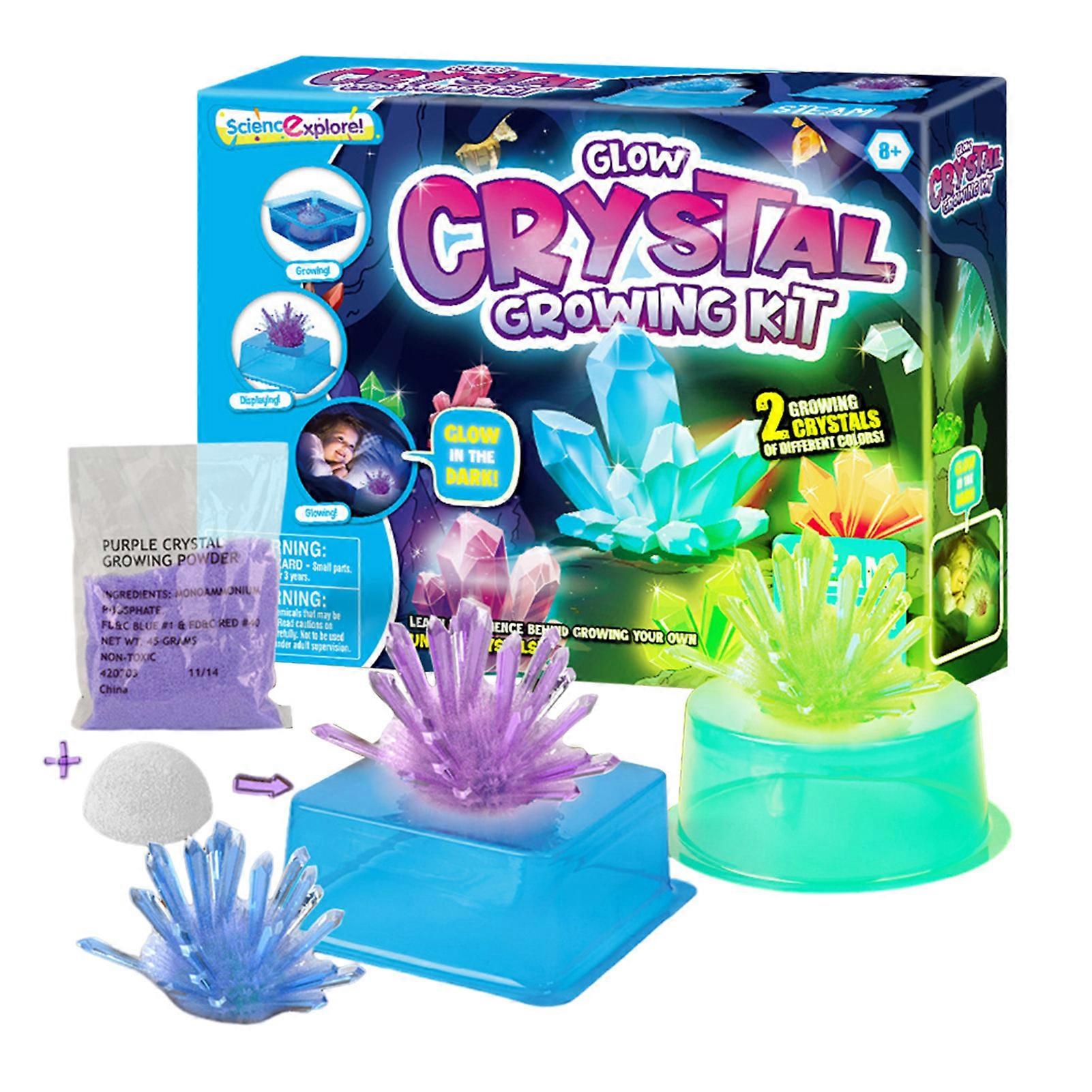 Glow-in-the-Dark Science Set Kids Early Learning Toy Kit for Indoor Outdoor