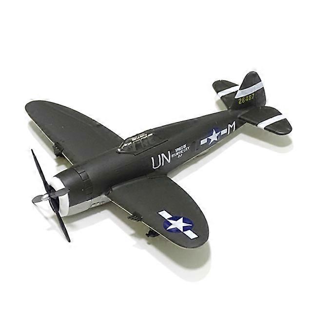 Diecast Alloy 1/100 Scale Classic US Thunderbolt P47 aircraft fighter airplane models for collections