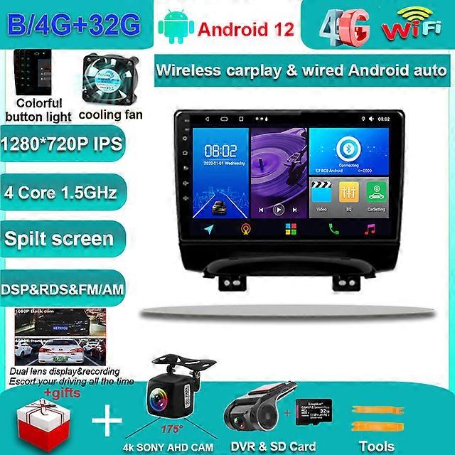 Navigation Car Radio Android 12 For JAC Refine S3 2013 2014 2015 2016 Multimedia wireless Carplay DSP Android auto QLED IPS GPS