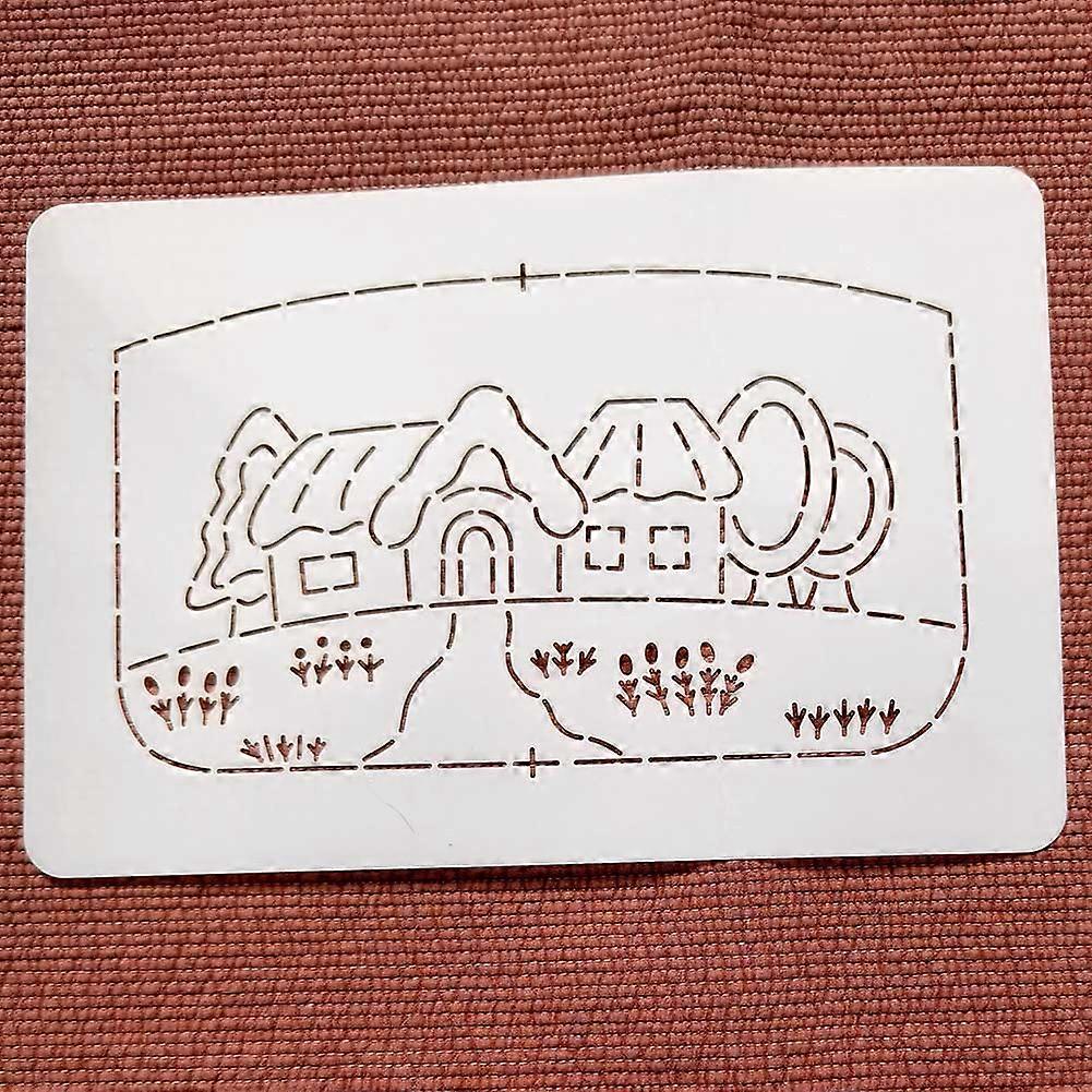 Premium Quilting Template Stencils DIY Fabric Bag Reusable Drawing Template for Embroidery Patchworks Sewing Craft