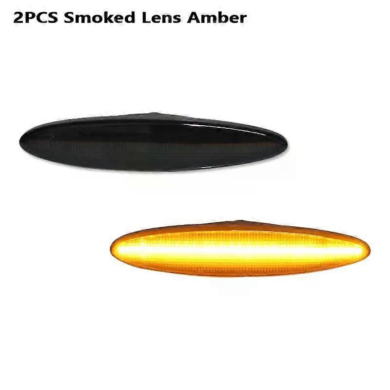 Smoked Lens Amber / White / Red LED Car Front Rear Bumper Side Marker Indicator Lights For Lexus SC 430 2002-2010 Parking Lights