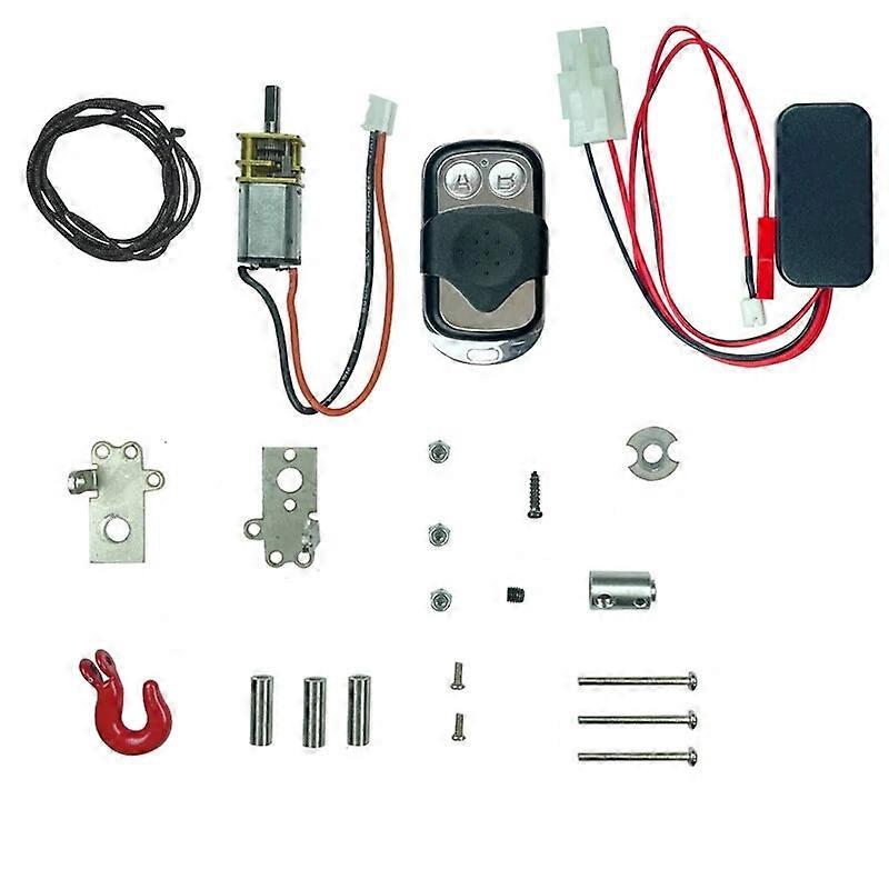 LDR / C LDP06 1/12 Unimog 435 RC Car Upgraded Metal Winch Set LP0006 LP0007 Modelos de veículos Peça sobressalente