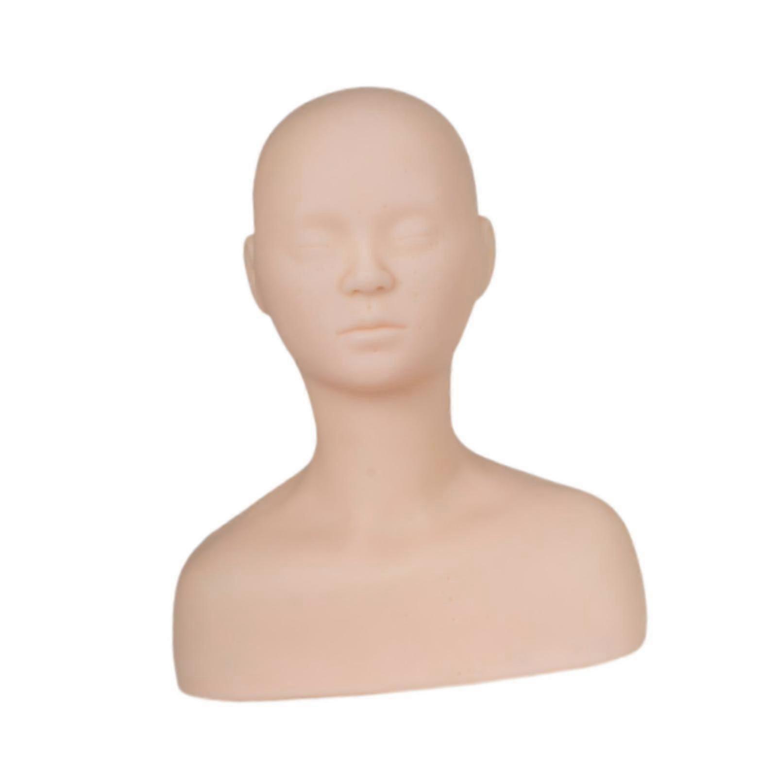 Training Mannequin Wimpern Flexibler Make-up-Kopf für Training Salon Make-up