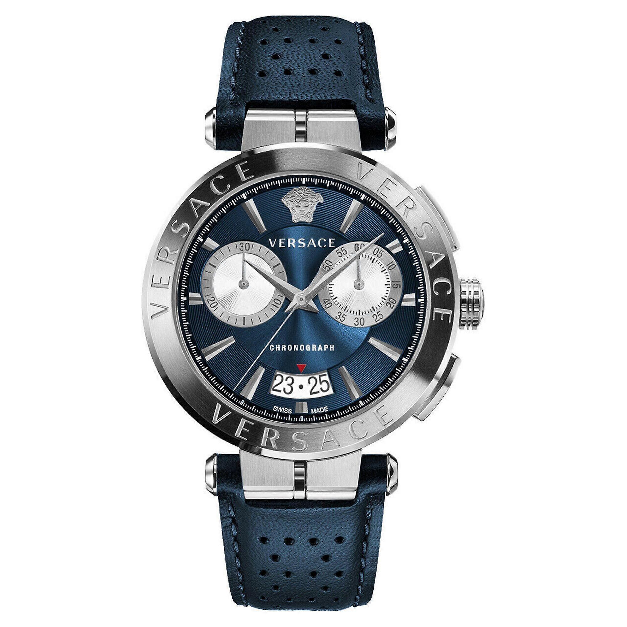 Versace Men's Watch Wristwatch AION VE1D02223 Leather