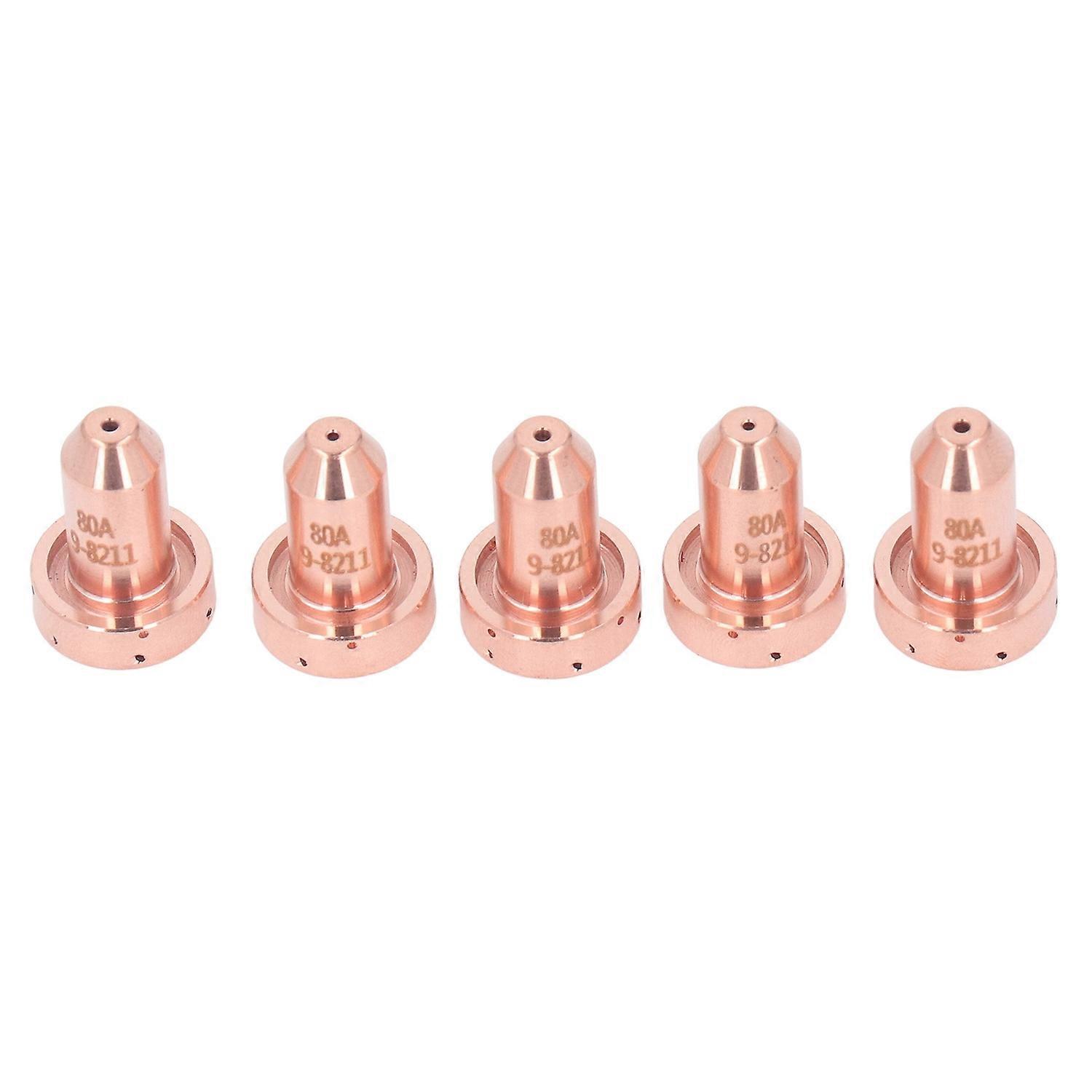 5Pcs Plasma Cutting Torch Tips Consumables 80A Thermal Dynamics SL60 SL100 Nozzle Head Replacement 