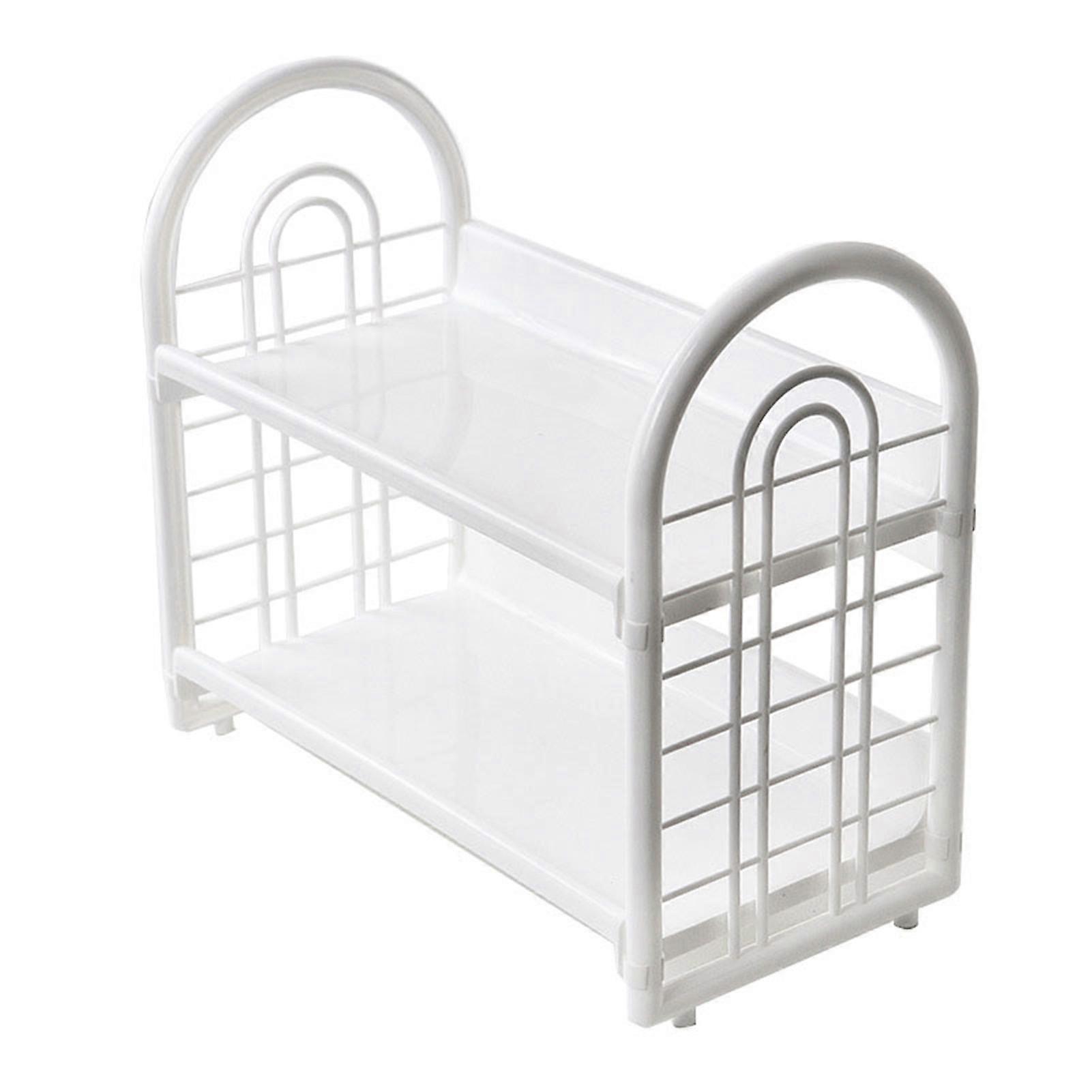 Simple Double Layer Desktop Storage Rack Desk Mini Bookshelf Storage Shelf for Dormitory Office