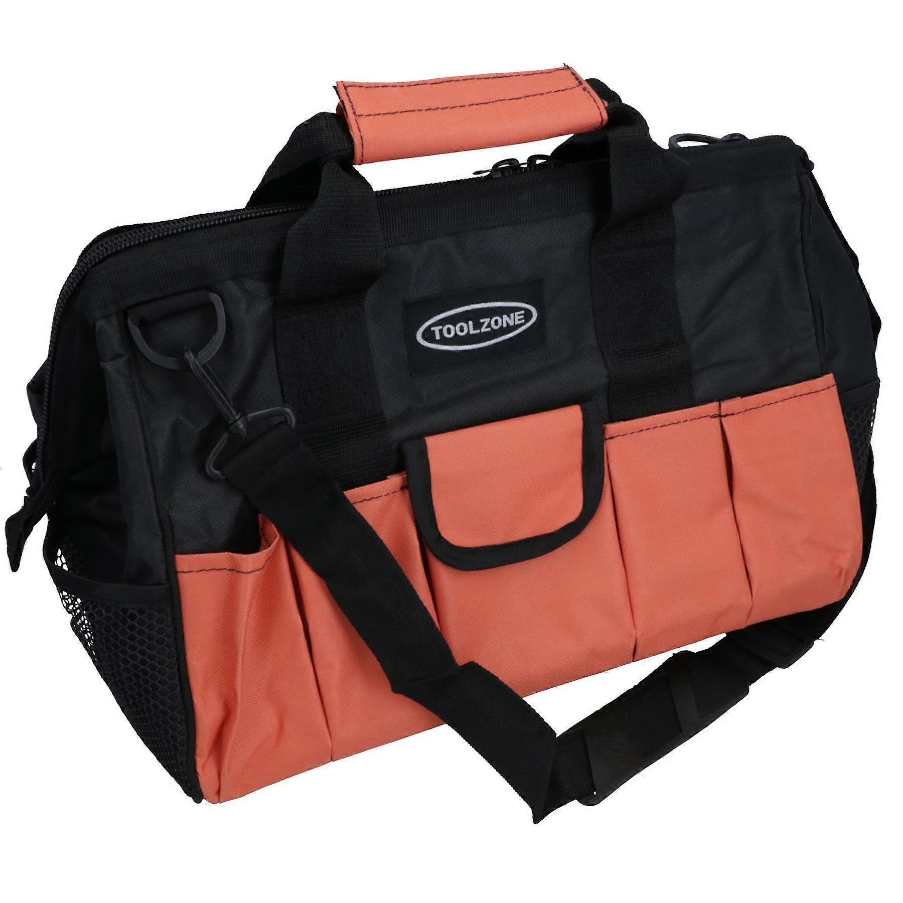Canvas Tool Bag Box 28 Storage Pocket Nylon Tool Roll Pouch Holder TE190