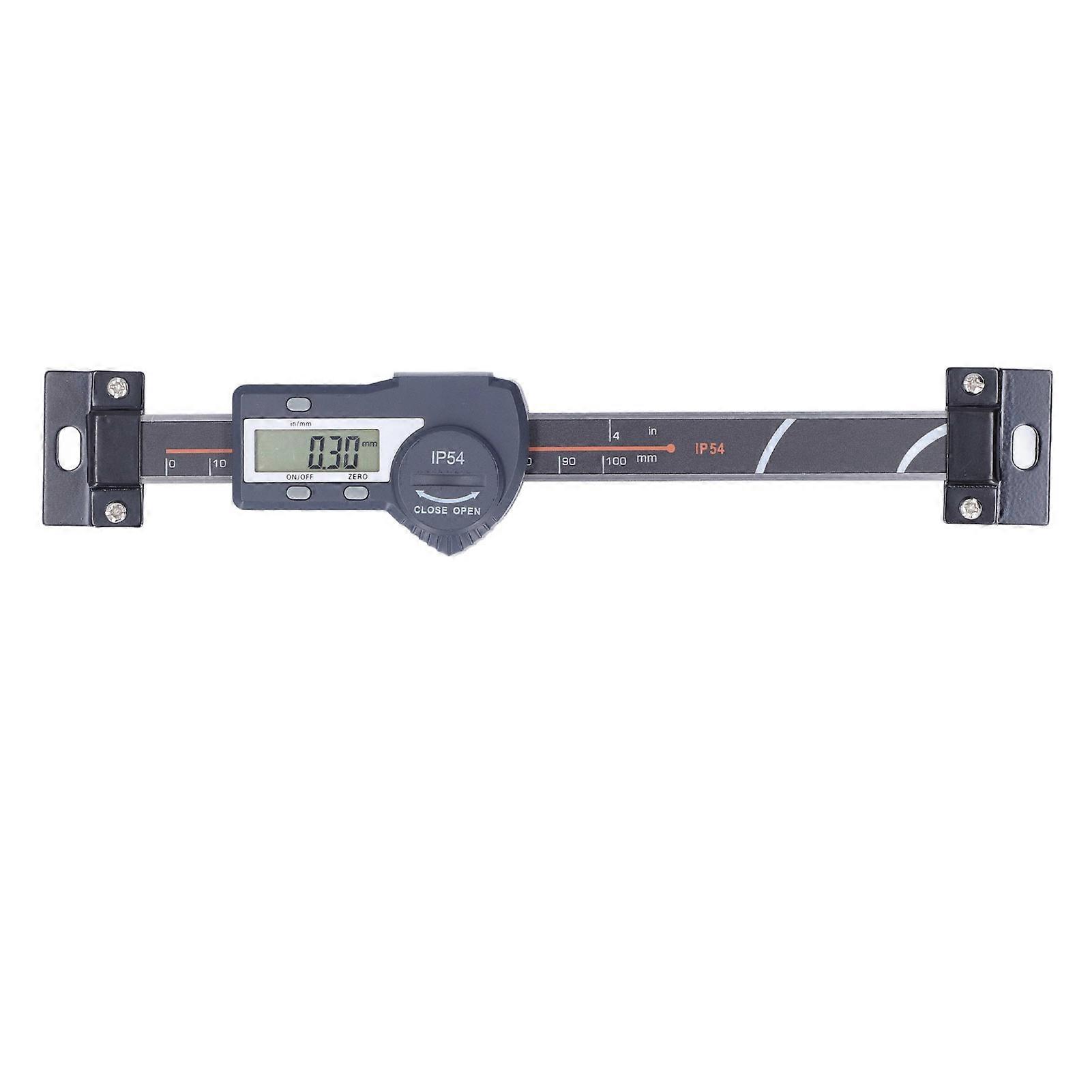 IP54 Horizontal Vernier Caliper LCD Display Digital Linear Scale Measuring Tool with ZERO Reset Data Hold0‑100mm / 0.0‑3.9in