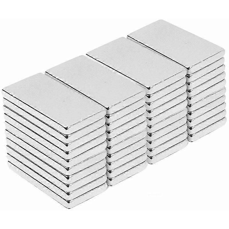 Extra rectangular neodymium magnets for kitchen use (40 pieces)
