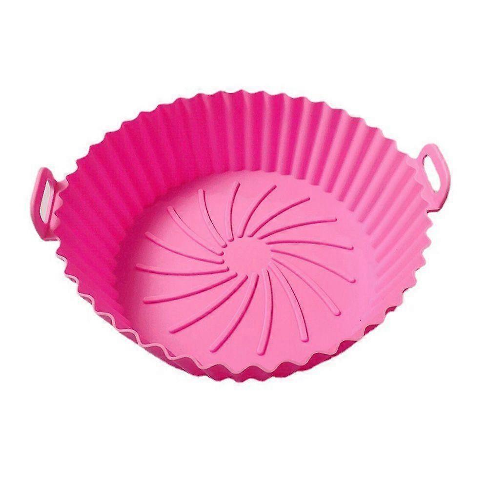 Portable Soft Liners Tray For Air Fryer Heating Baking Pan Baking Basket Silicone Pot